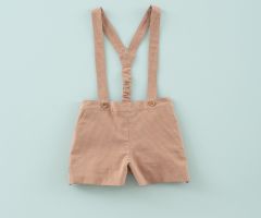 Bermudas Alças Mini Xadrez Vichy Toffee Bermudas Alças Mini Xadrez Vichy Toffee