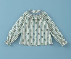 Blusa Rayas Flor de Té Blusa Rayas Flor de Té