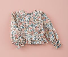 Blusa Top Volantitos Liberty Calm Days Blusa Top Volantitos Liberty Calm Days