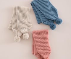 Cachecol Pompom Lã Cachecol Pompom Lã