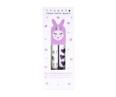 Caja Lápices Maquillaje blanco y morado Caja Lápices Maquillaje blanco y morado