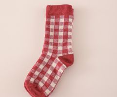 Chaussettes Vichy Rouge Candy Chaussettes Vichy Rouge Candy