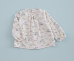 Camisa Bolsinho Toile de Jouy Camisa Bolsinho Toile de Jouy