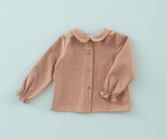 Chemise Col Clausine Mini Vichy Toffee Chemise Col Clausine Mini Vichy Toffee