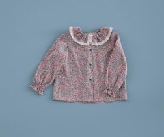 Camisa Gola Folho Liberty Mini Clarissa Camisa Gola Folho Liberty Mini Clarissa