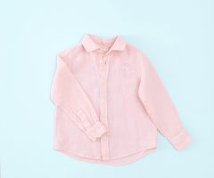 Outlet Camisa Lino Larga Rosa Outlet Camisa Lino Larga Rosa