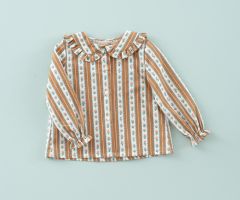 Chemise Rayures Fleur Toffee Chemise Rayures Fleur Toffee