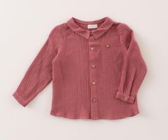 Camisa Menino Gaze Burgundy Camisa Menino Gaze Burgundy