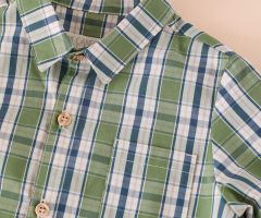 Chemise Garçon Tartan Vert Chemise Garçon Tartan Vert