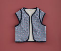 Chaleco Ramitas Burdeos Chaleco Ramitas Burdeos