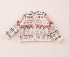 Chaqueta Jacquard Flores Bretzel Chaqueta Jacquard Flores Bretzel