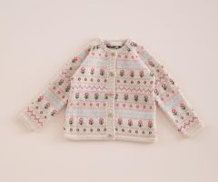 Casaco Jacquard Flores Casaco Jacquard Flores