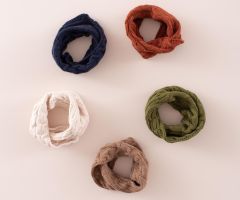 Snood Simple Maille Torsadée Snood Simple Maille Torsadée