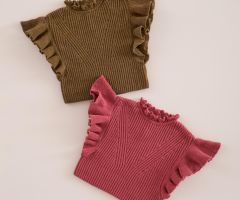 Camisola Sem Mangas Malha Folhos Camisola Sem Mangas Malha Folhos