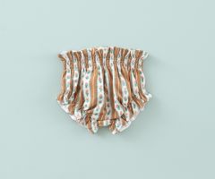 Culotte Bebé Rayas Flor Toffee Culotte Bebé Rayas Flor Toffee