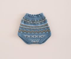 Culotte Jacquard Azul Chumbo Culotte Jacquard Azul Chumbo