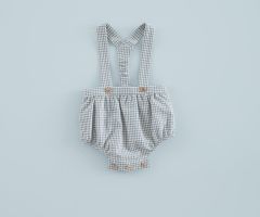 Bloomer à Bretelles Mini-Vichy Bleu Denim Bloomer à Bretelles Mini-Vichy Bleu Denim