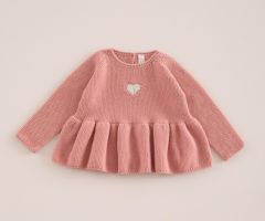 Jersey Colorete Corazón Bordado Jersey Colorete Corazón Bordado