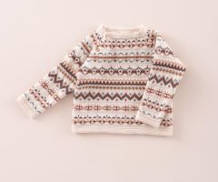 Pull Jacquard Farine Pull Jacquard Farine