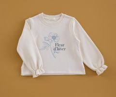 Jogging Sweatshirt Menina Flor Jogging Sweatshirt Menina Flor