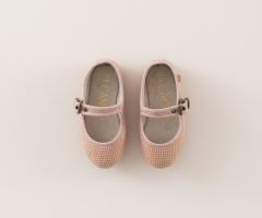 Chaussure à Bride Mini Vichy Toffee Chaussure à Bride Mini Vichy Toffee