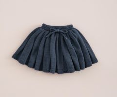 Mini-jupe Maille Bleu Marine Mini-jupe Maille Bleu Marine