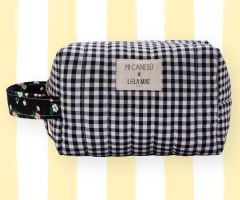 Neceser Cuadrado Vichy Negro Neceser Cuadrado Vichy Negro