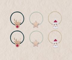 Pack 6 Scrunchies Natal Pack 6 Scrunchies Natal