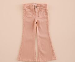 Pantalon Évasé Rose Blush Pantalon Évasé Rose Blush