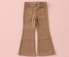 Pantalón Campana Tinte Coco Pantalón Campana Tinte Coco