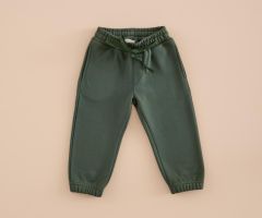 Calças Elásticas Jogging Verde Calças Elásticas Jogging Verde