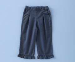 Pantalon Volant Teinture Colonial Blue Pantalon Volant Teinture Colonial Blue
