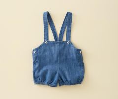 Calções Alças Denim Calções Alças Denim