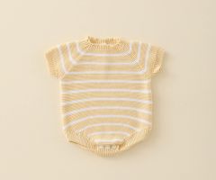 Pelele Rayas Mantequilla Pelele Rayas Mantequilla