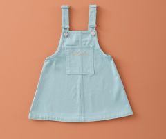 Vestido Jardineira Acqua Vestido Jardineira Acqua