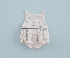 Barboteuse Toile de Jouy Barboteuse Toile de Jouy