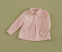 Polera Vichy Colorete Polera Vichy Colorete