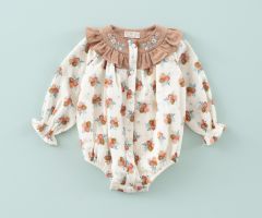 Ranita Bordada Gasa Cozy Flowers Ranita Bordada Gasa Cozy Flowers