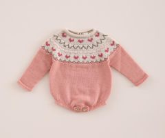 Ranita Punto Jacquard Corazones Ranita Punto Jacquard Corazones