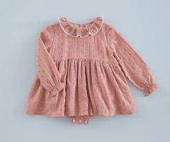 Ranita Vestido Gasa Florecita Geométrica Ranita Vestido Gasa Florecita Geométrica