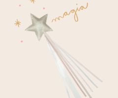 Varita Estrella cintas de colores Varita Estrella cintas de colores