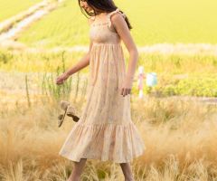 Vestido Midi Ramalhete Sunset Vestido Midi Ramalhete Sunset